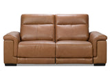 Como 2 Seat Leather Electric Recliner