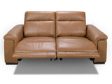Como 2 Seat Leather Electric Recliner