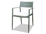 Cottesloe Outdoor Dining Chair with Cushion - Green