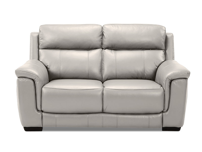 Genoa 2 Seat Leather - Feather Grey