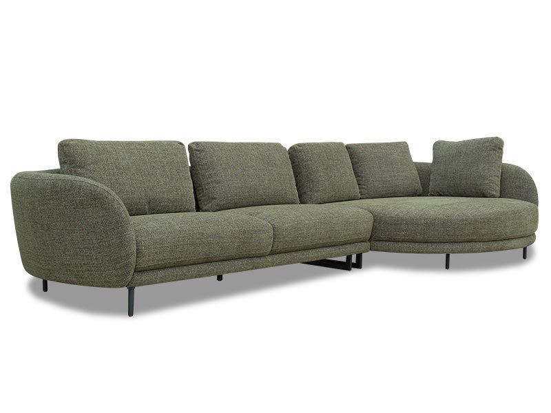 Harrison Chaise - Forrest Grey