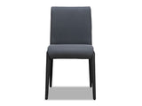 Indi Leather Dining Chair - Black