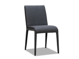 Indi Leather Dining Chair - Black