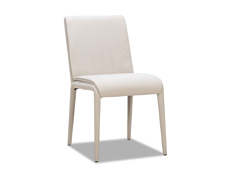 Indi Leather Dining Chair - Pigeon 614