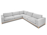 Kenya 5 Seat Modular - Grey Gum