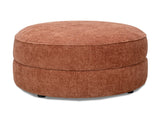 Largo Round Ottoman in Cinnamon