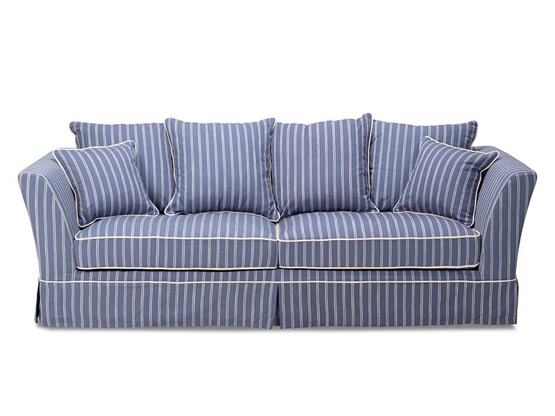 Longbeach 3 Seat - Blue Stripe