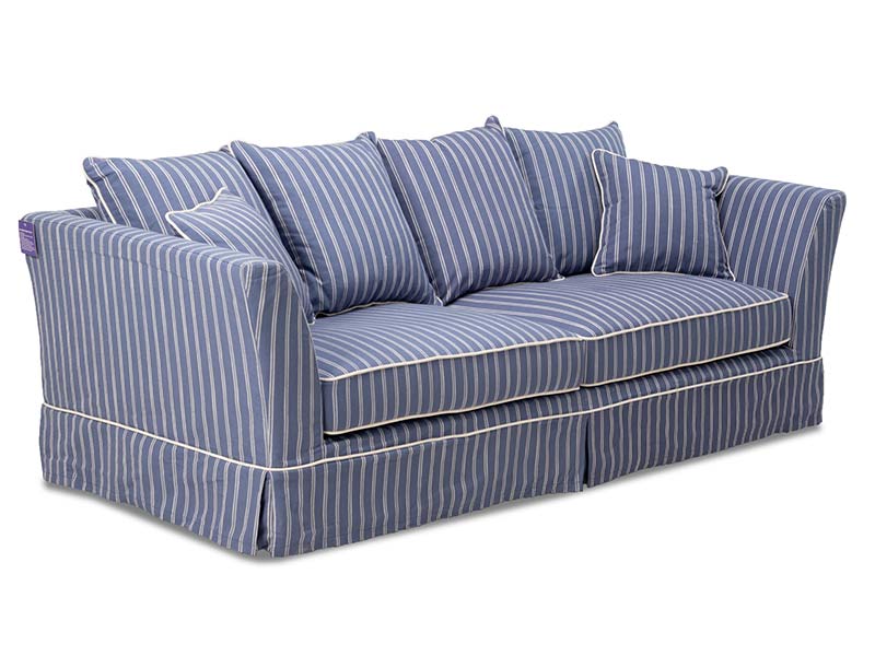 Longbeach 3 Seat - Blue Stripe