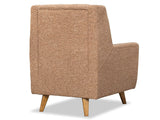 Mimi Fabric Chair - Lisa Coral