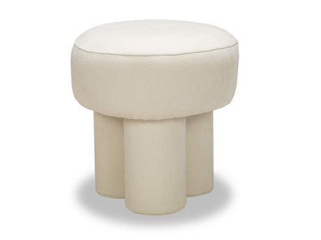 Mushroom Ottoman - Cream