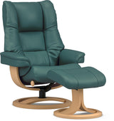 Nordic 60 Large Chair & Ottoman - Jade
