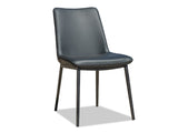 Oliver Leather Dining Chair - Black