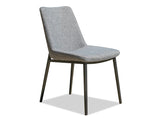 Oliver Fabric Dining Chair - Dark Grey