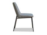 Oliver Fabric Dining Chair - Dark Grey