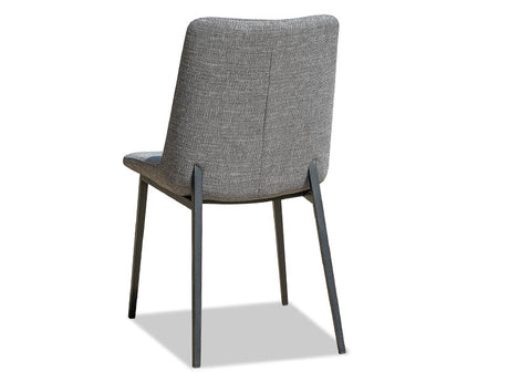 Oliver Fabric Dining Chair - Dark Grey