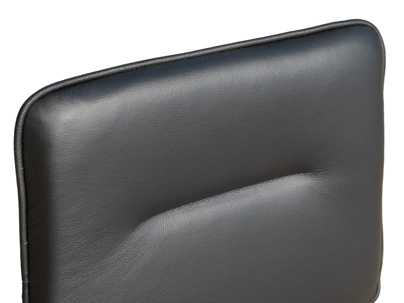 Pluto Leather Dining Chair - Black