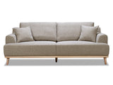 Prada 3 Seat Sofa - Coffee