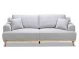 Prada 3 Seat Sofa - Grey
