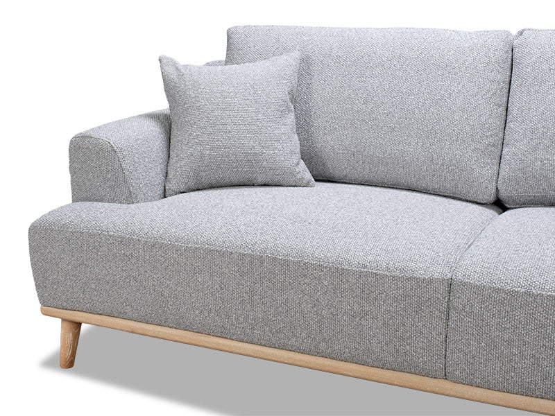 Prada 3 Seat Sofa - Grey