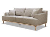 Prada 3 Seat Sofa - Coffee