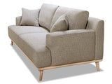 Prada 3 Seat Sofa - Coffee