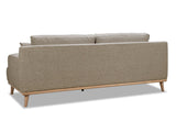 Prada 3 Seat Sofa - Coffee