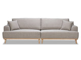 Prada 4 Seat Sofa - Coffee