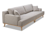 Prada 4 Seat Sofa - Coffee