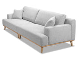 Prada 4 Seat Sofa - Grey