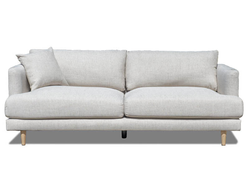 Rae 3 Seater Fabric Sofa - Beige