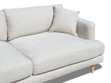 Rae 2 Seater Fabric Sofa - Beige