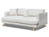 Rae 3 Seater Fabric Sofa - Beige