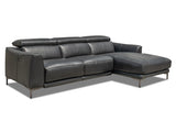 Rossa Leather Electric Recliner Chaise