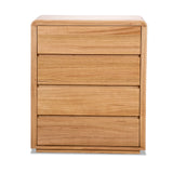 Serpentine Tall Boy - 4 Drawer