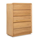 Serpentine Tall Boy - 5 Drawer