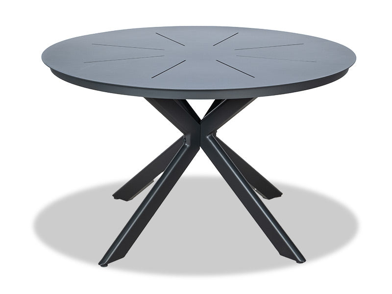 Sleek Outdoor Dining Table - Gunmetal