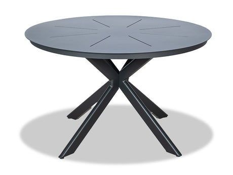 Sleek Outdoor Dining Table - Gunmetal