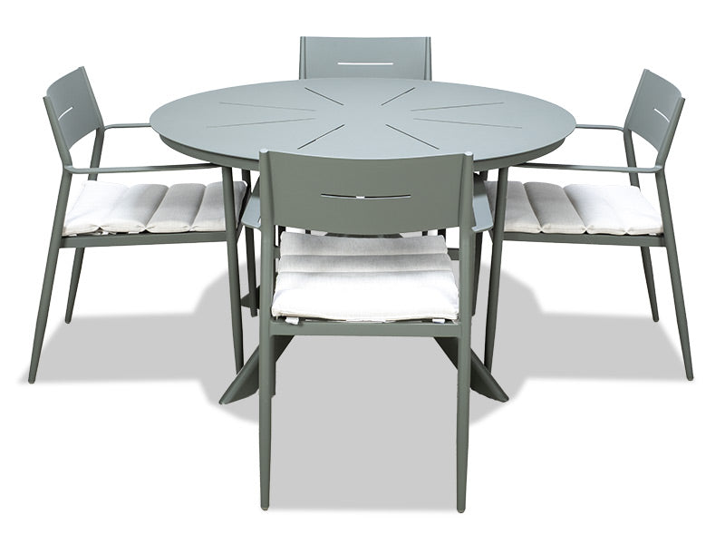 Sleek Outdoor Dining Table - Green