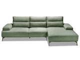 Solar 3 Seater Chaise - Green