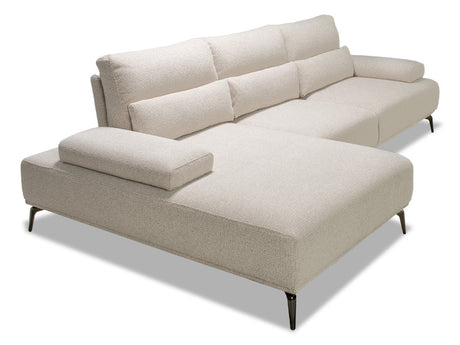 Solar 3 Seater Chaise - Latte