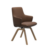 Laurel Dining Chair With Arms - D200 - LB -Leather