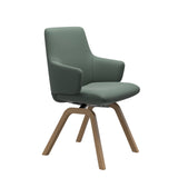 Laurel Dining Chair With Arms - D200 - LB -Leather