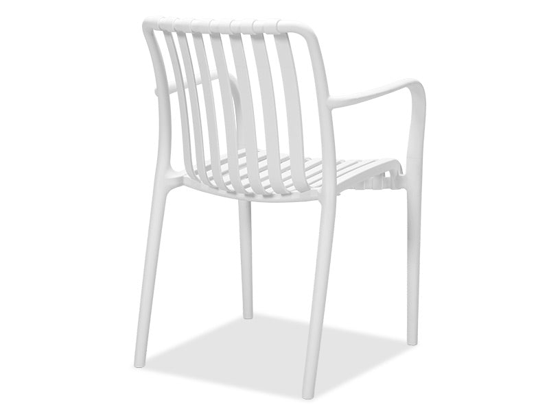 Surf Outdoor Dining Chair - White