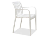 Surf Outdoor Dining Chair - White