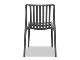 Surf Armless Outdoor Dining Chair - Grey