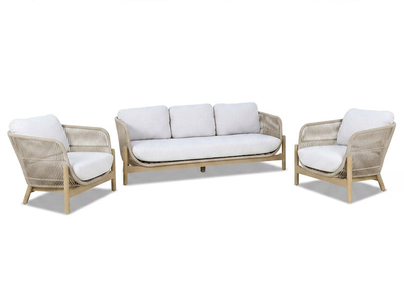 Tara 3+1+1 Outdoor Suite - Acacia