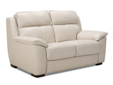 Toorak Leather 2 Seat - Frost