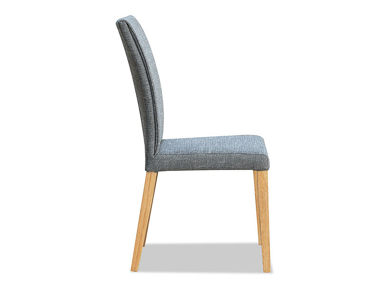 Trent Fabric Dining Chair - Dark Grey