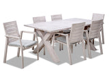 Tuscan Outdoor Table + 6 Chairs