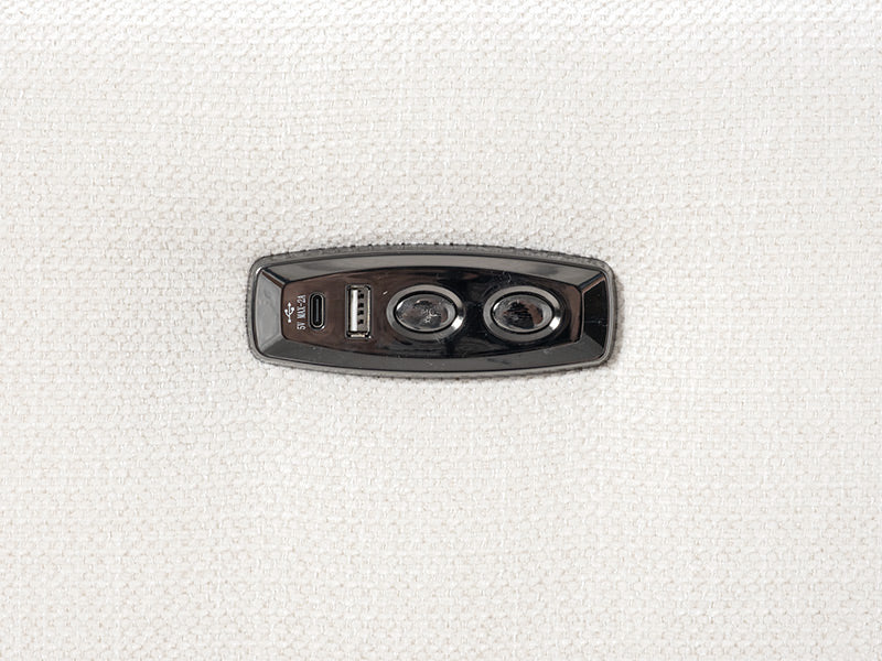 Uptown Dual Recliner - Light Grey